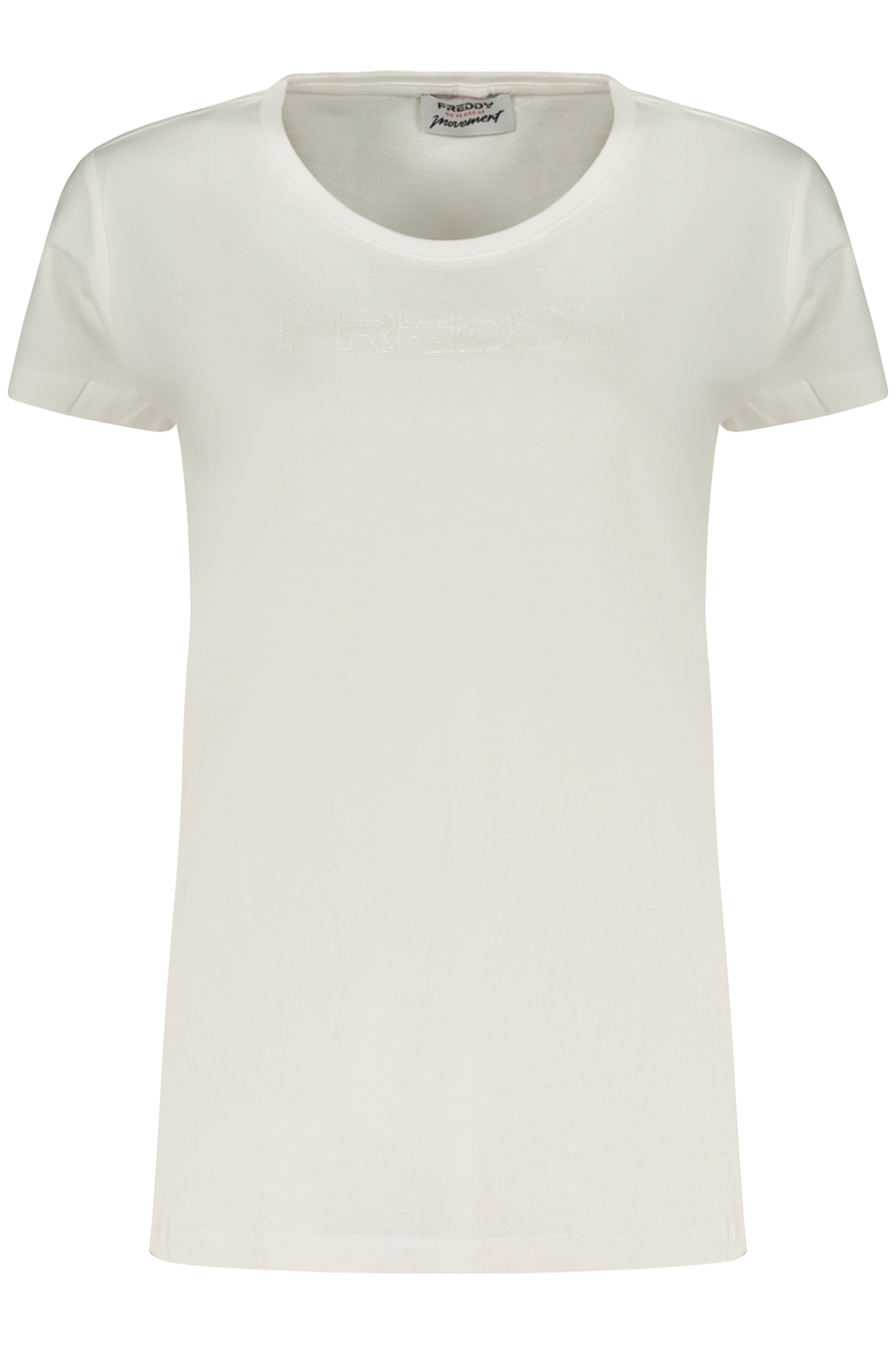 FREDDY WOMEN'S SHORT-SLEEVE T-SHIRT WHITE FREDDY WOMEN'S SHORT-SLEEVE T-SHIRT WHITE