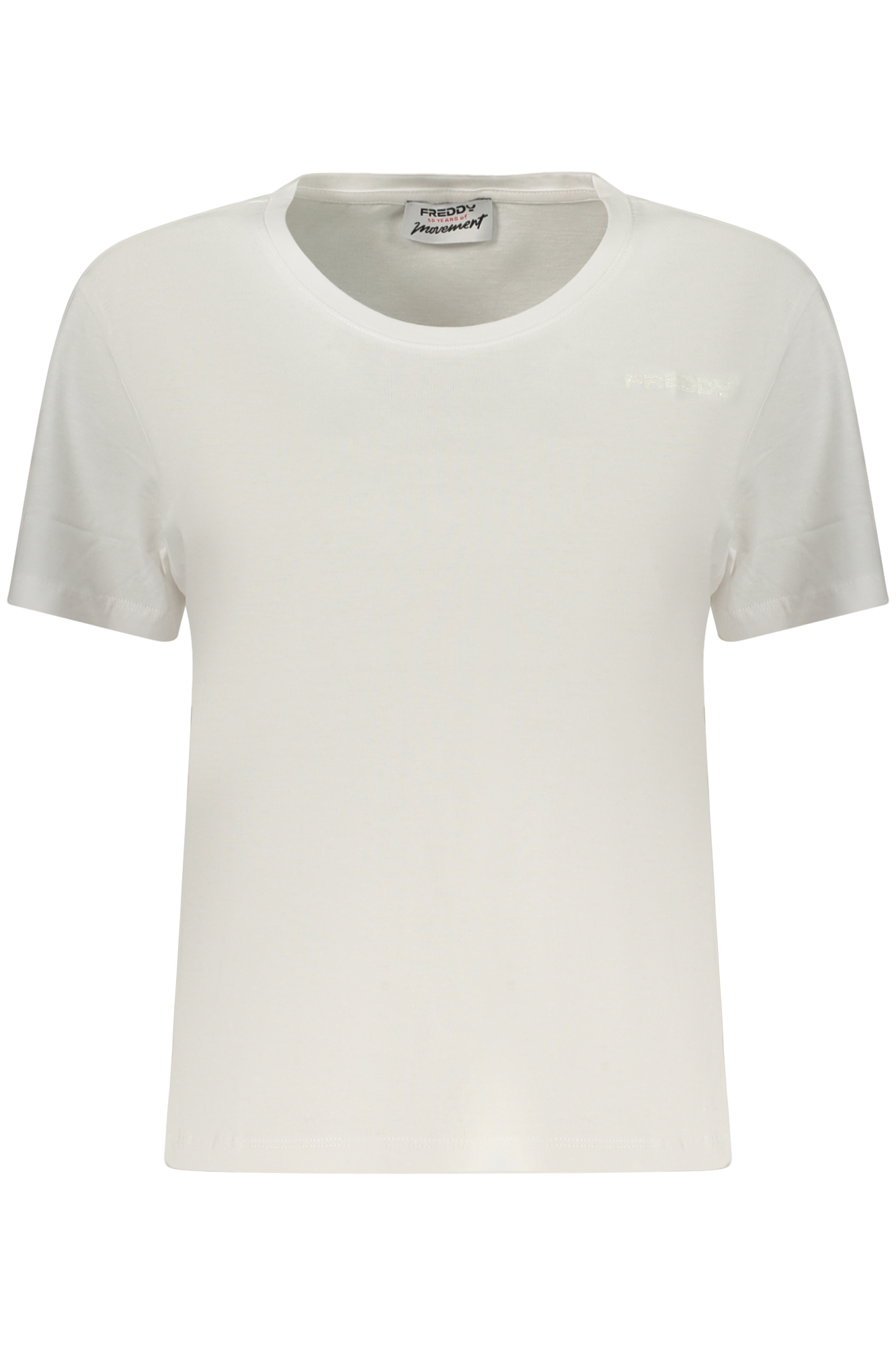 FREDDY WOMEN'S SHORT-SLEEVE T-SHIRT WHITE FREDDY WOMEN'S SHORT-SLEEVE T-SHIRT WHITE