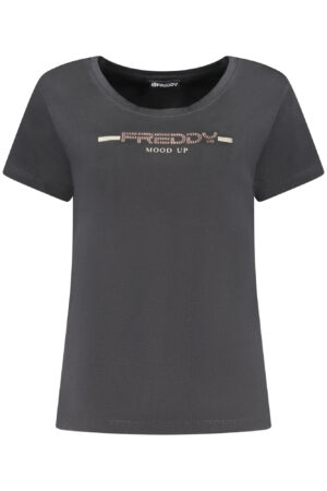 FREDDY WOMEN'S SHORT-SLEEVE T-SHIRT BLACK