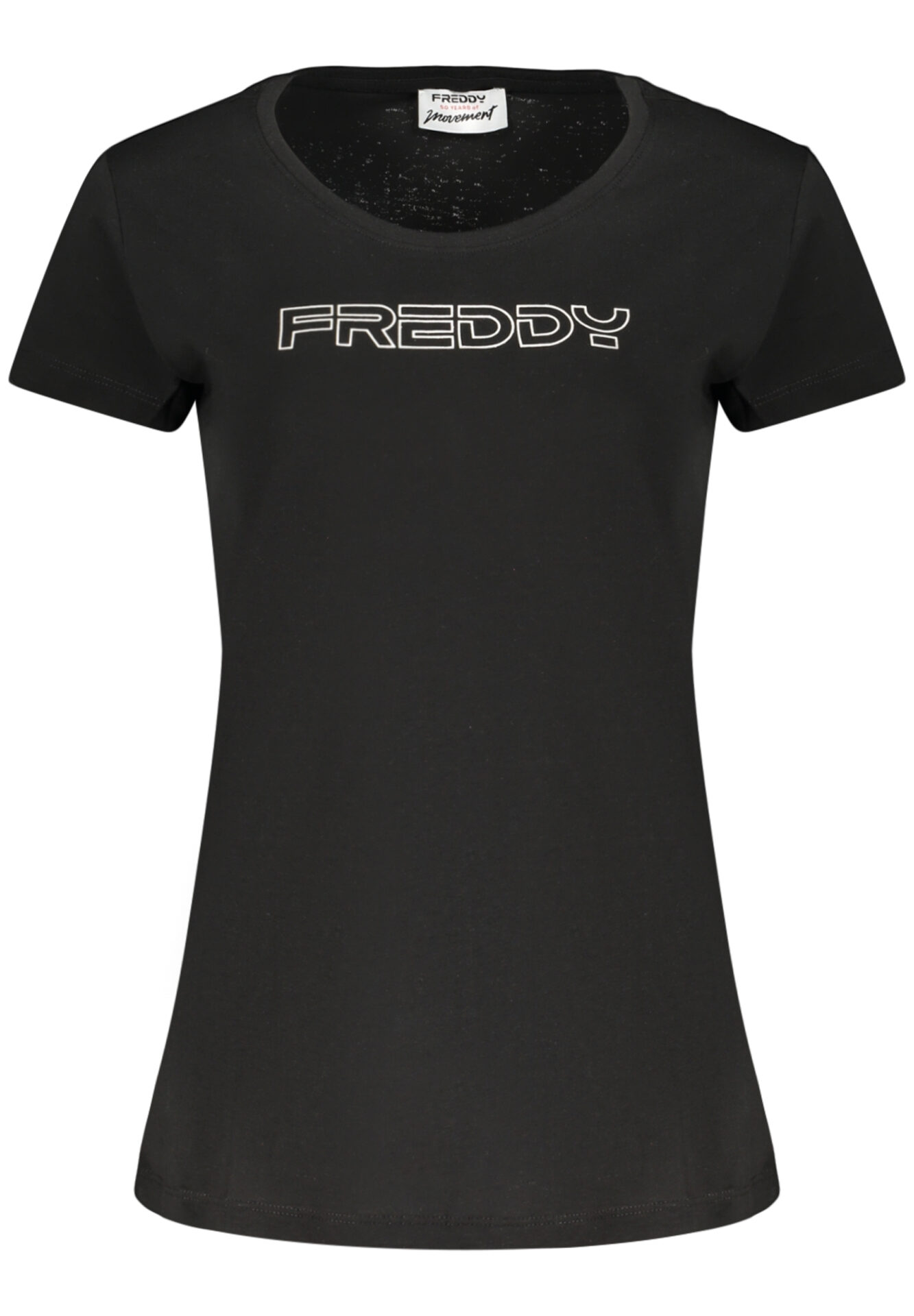 FREDDY WOMEN'S SHORT-SLEEVE T-SHIRT BLACK