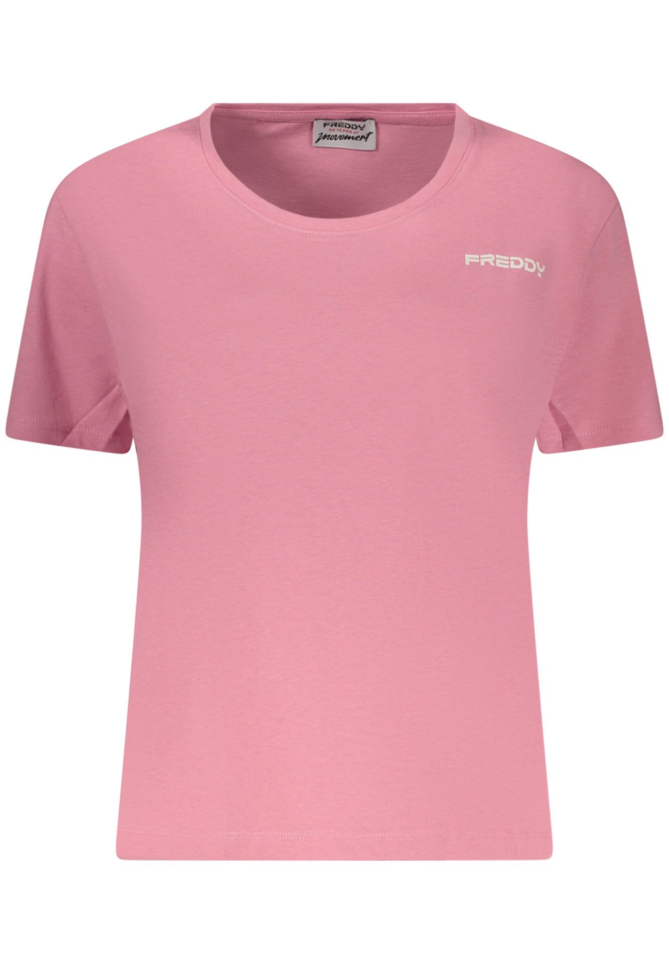 FREDDY WOMEN'S PINK SHORT-SLEEVE T-SHIRT