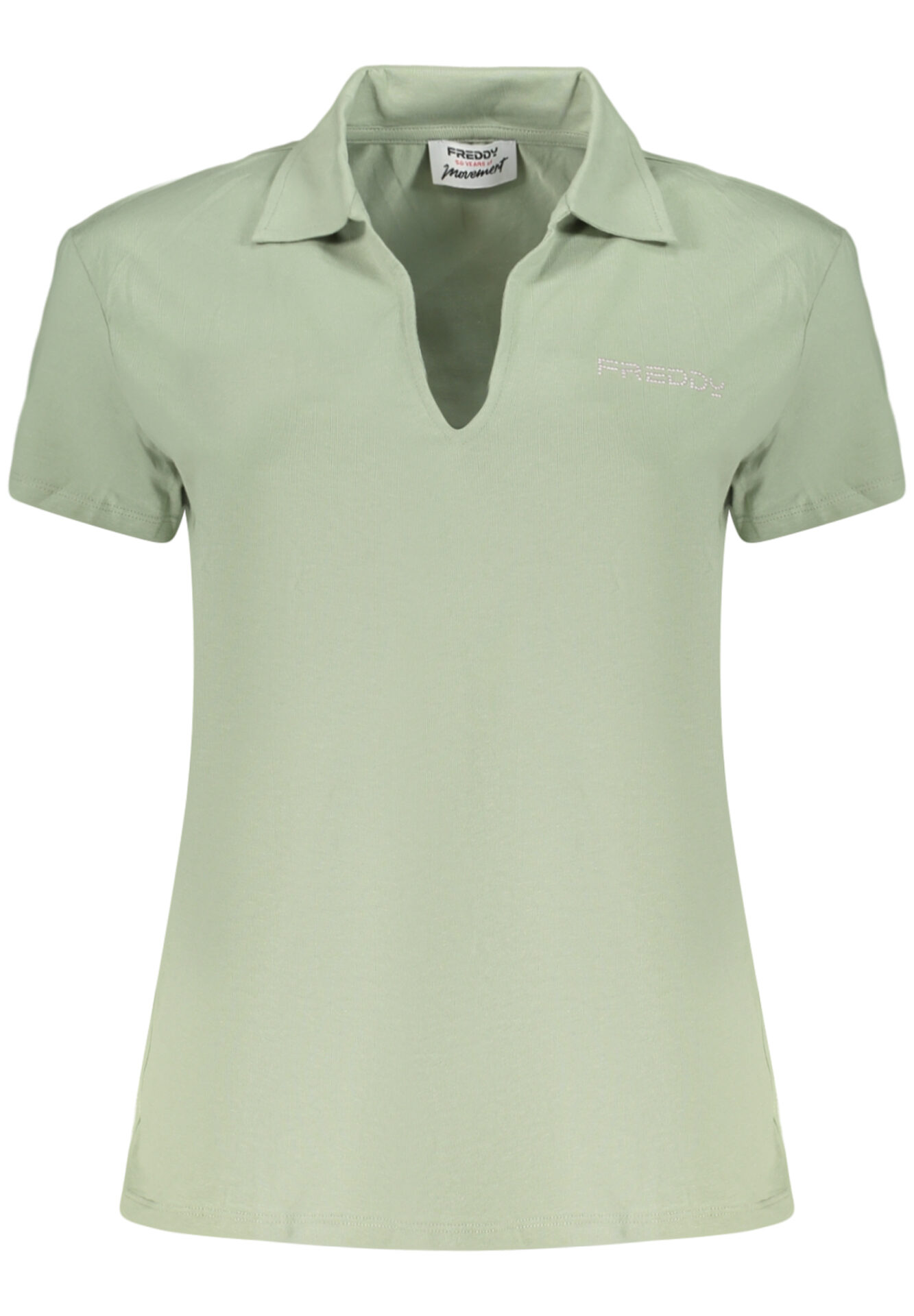FREDDY WOMEN'S SHORT-SLEEVED GREEN T-SHIRT
