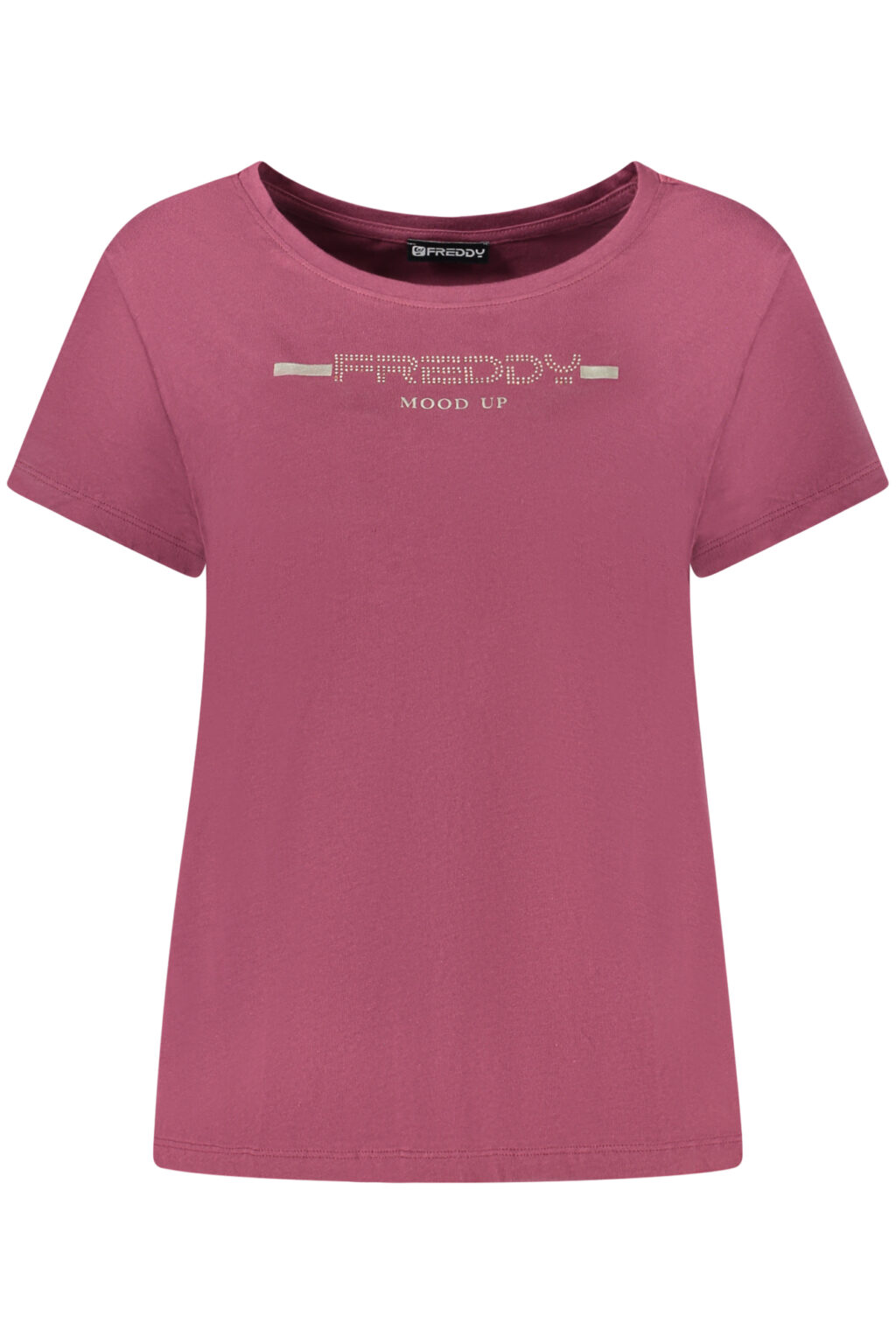 freddyt-shirtmanichecortedonnaviola_1 FREDDY moteriški marškinėliai trumpomis rankovėmis, violetiniai