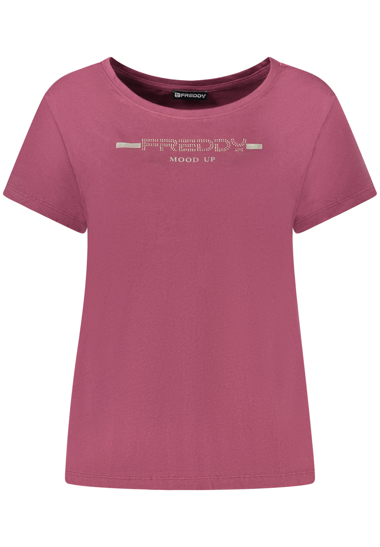 FREDDY WOMEN'S PURPLE SHORT-SLEEVE T-SHIRT