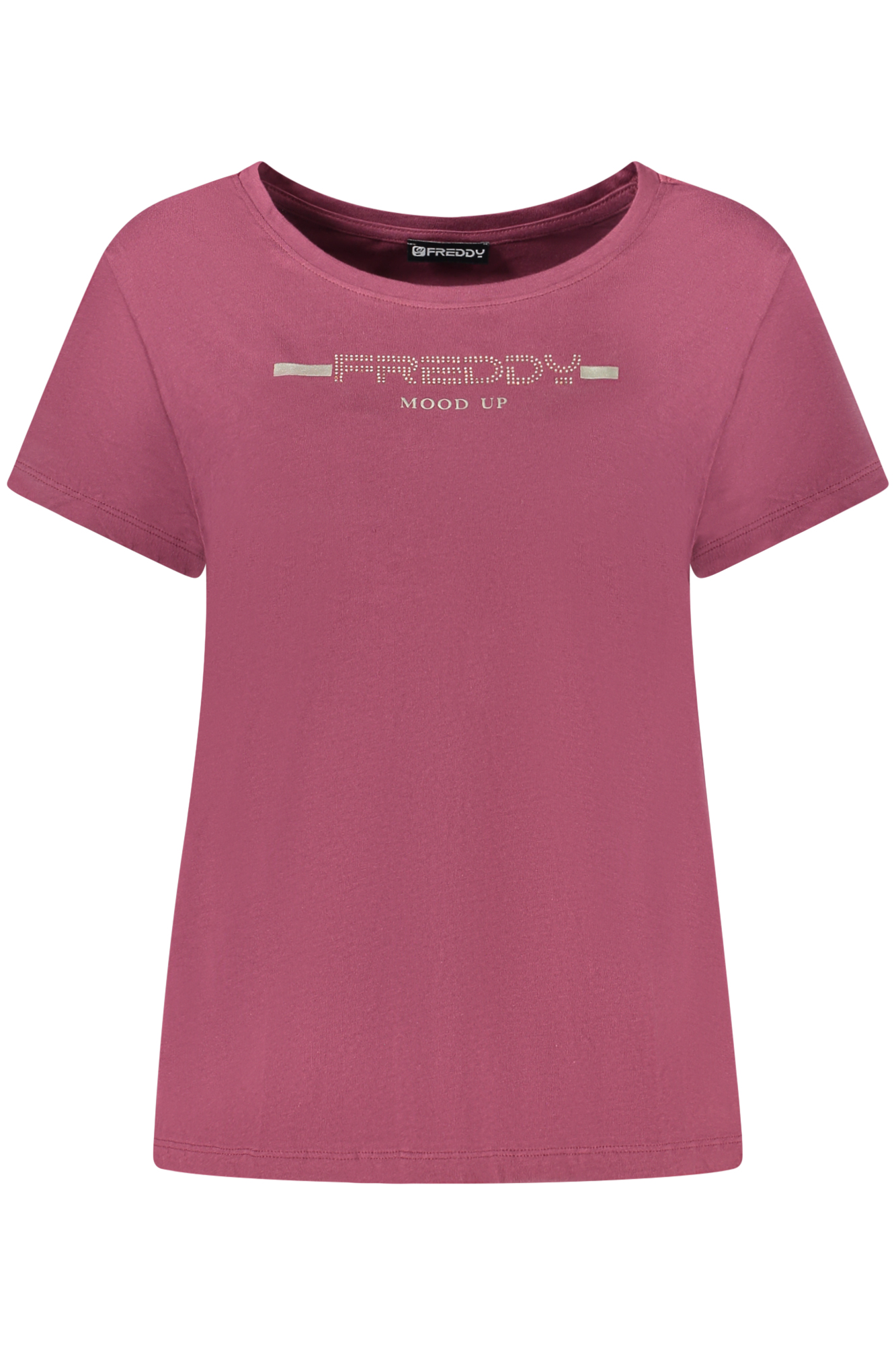 FREDDY WOMEN'S PURPLE SHORT-SLEEVE T-SHIRT FREDDY WOMEN'S PURPLE SHORT-SLEEVE T-SHIRT