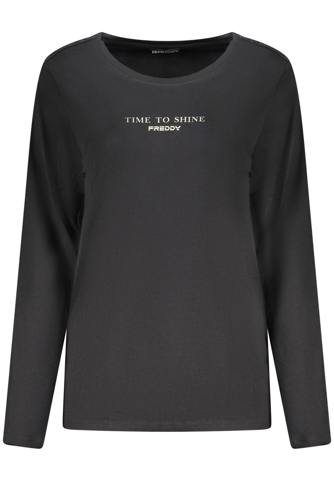 FREDDY WOMEN'S LONG-SLEEVED T-SHIRT BLACK