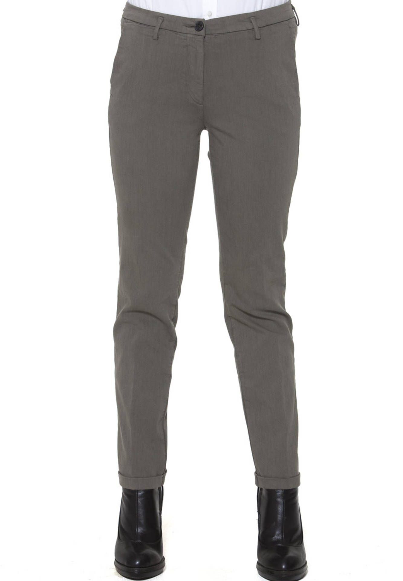 FRED PERRY WOMEN'S GREEN TROUSERS