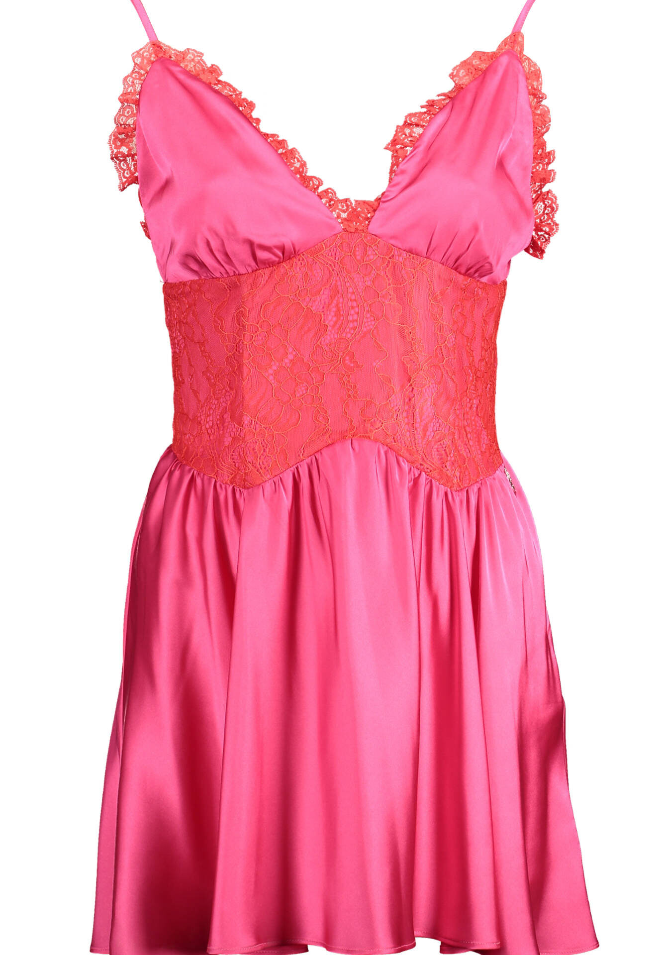 GAELLE PARIS PINK WOMAN SHORT DRESS