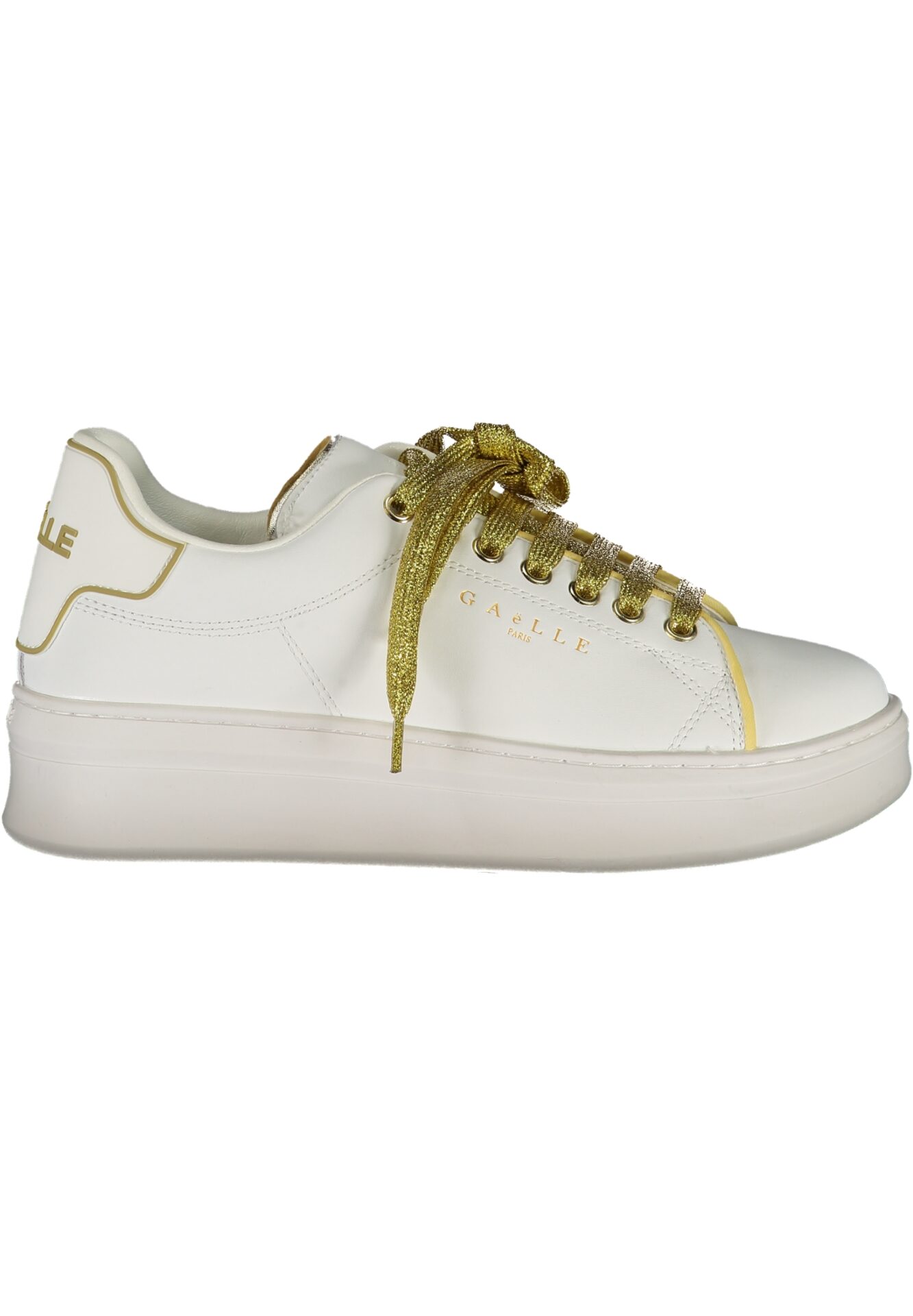 GAELLE PARIS WHITE WOMEN'S SPORTS SHOES
