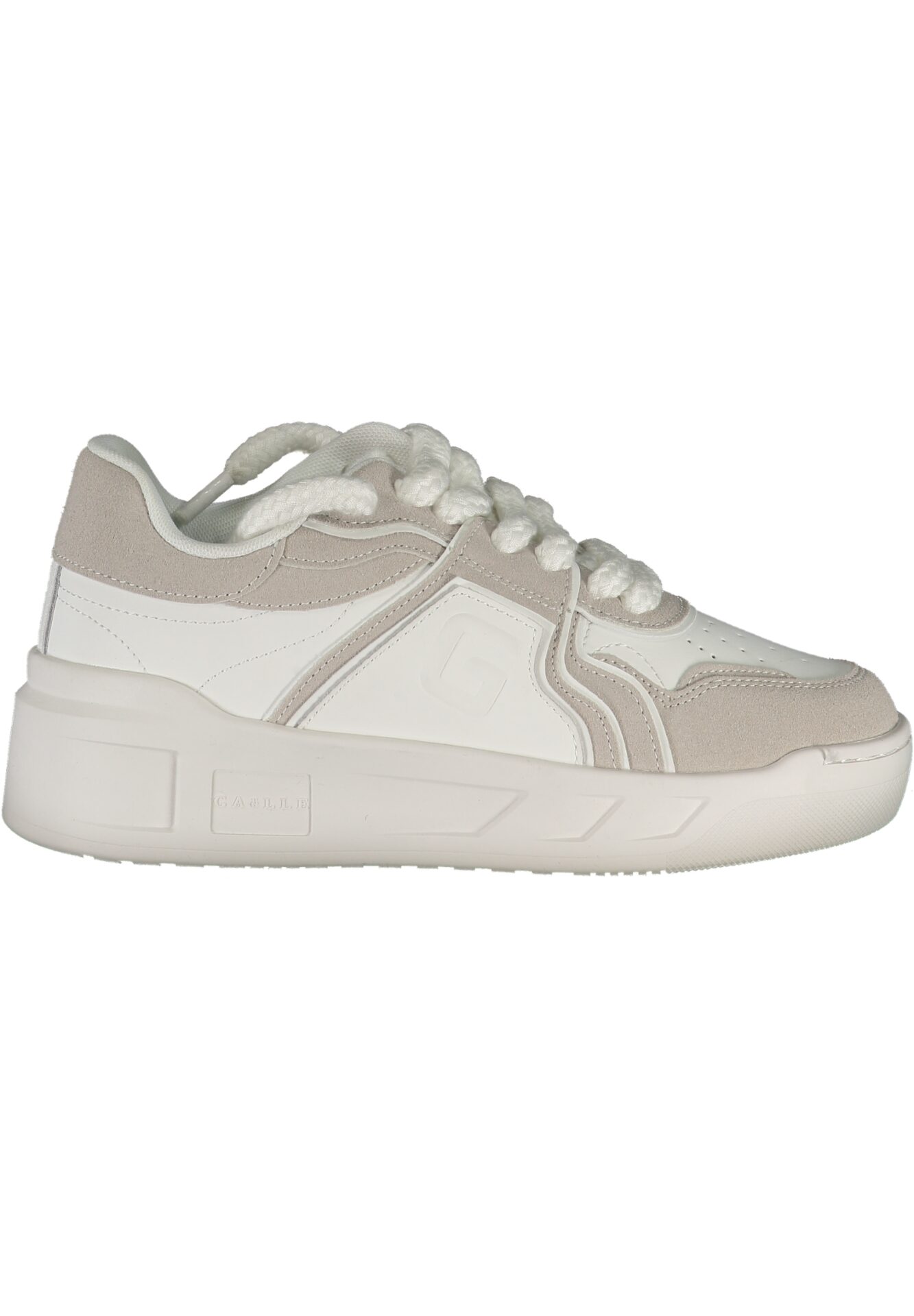 GAELLE PARIS WHITE WOMEN'S SPORTS SHOES