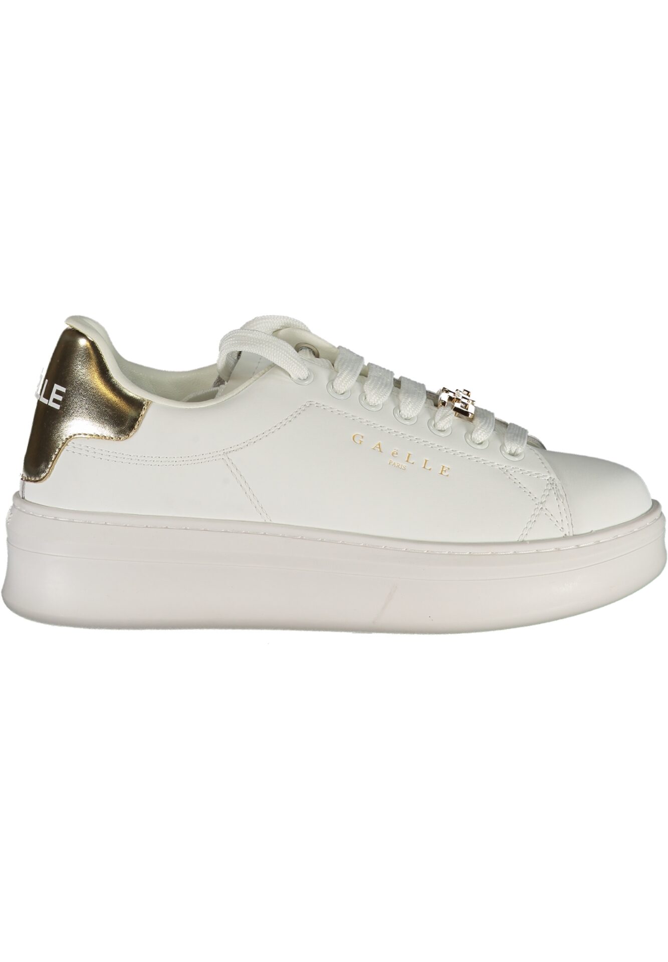 GAELLE PARIS WHITE WOMEN'S SPORTS SHOES