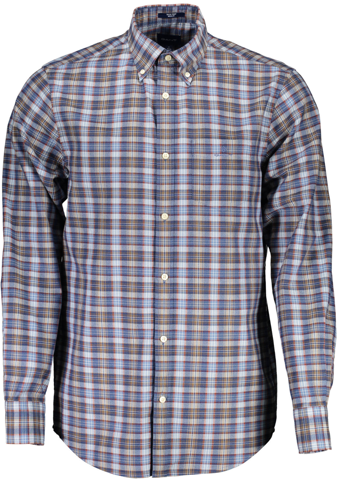 GANT MEN'S BLUE LONG SLEEVE SHIRT