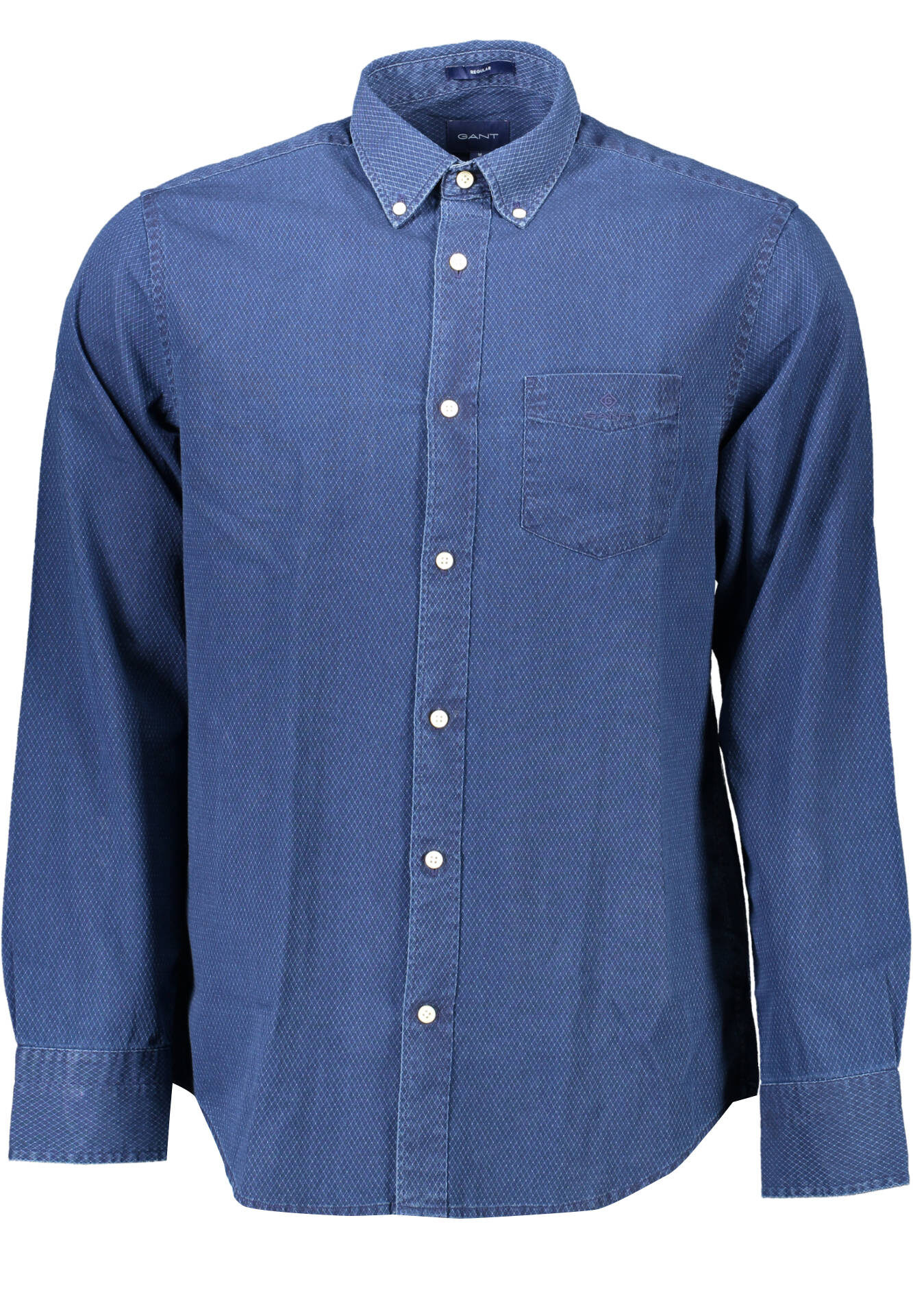GANT LONG SLEEVE SHIRT MEN BLUE