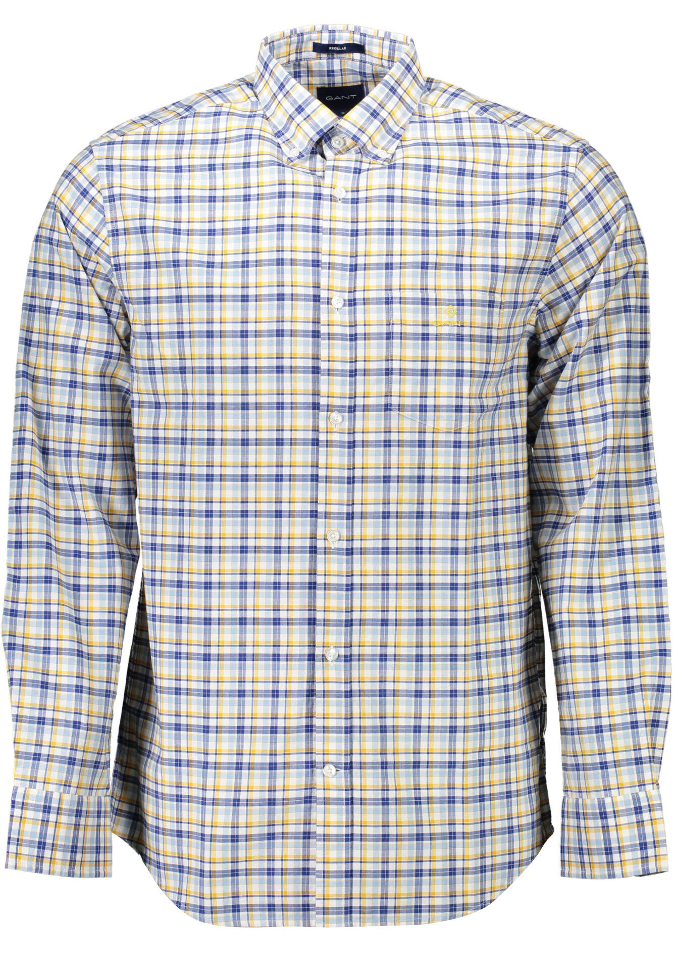 GANT MEN'S YELLOW LONG SLEEVE SHIRT