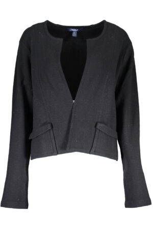 GANT WOMEN'S BLACK CARDIGAN