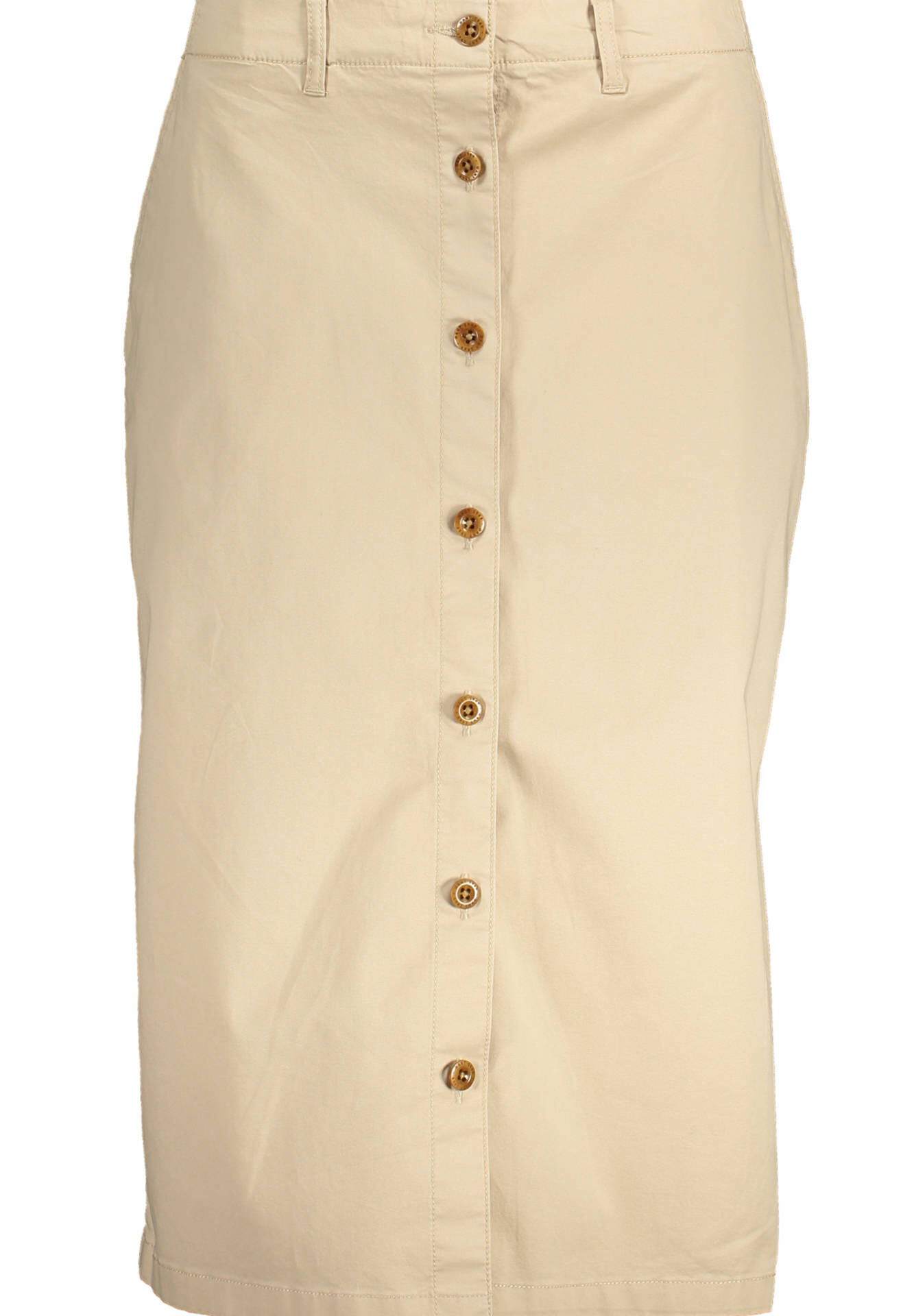 GANT WOMEN'S BEIGE LONGUETTE SKIRT