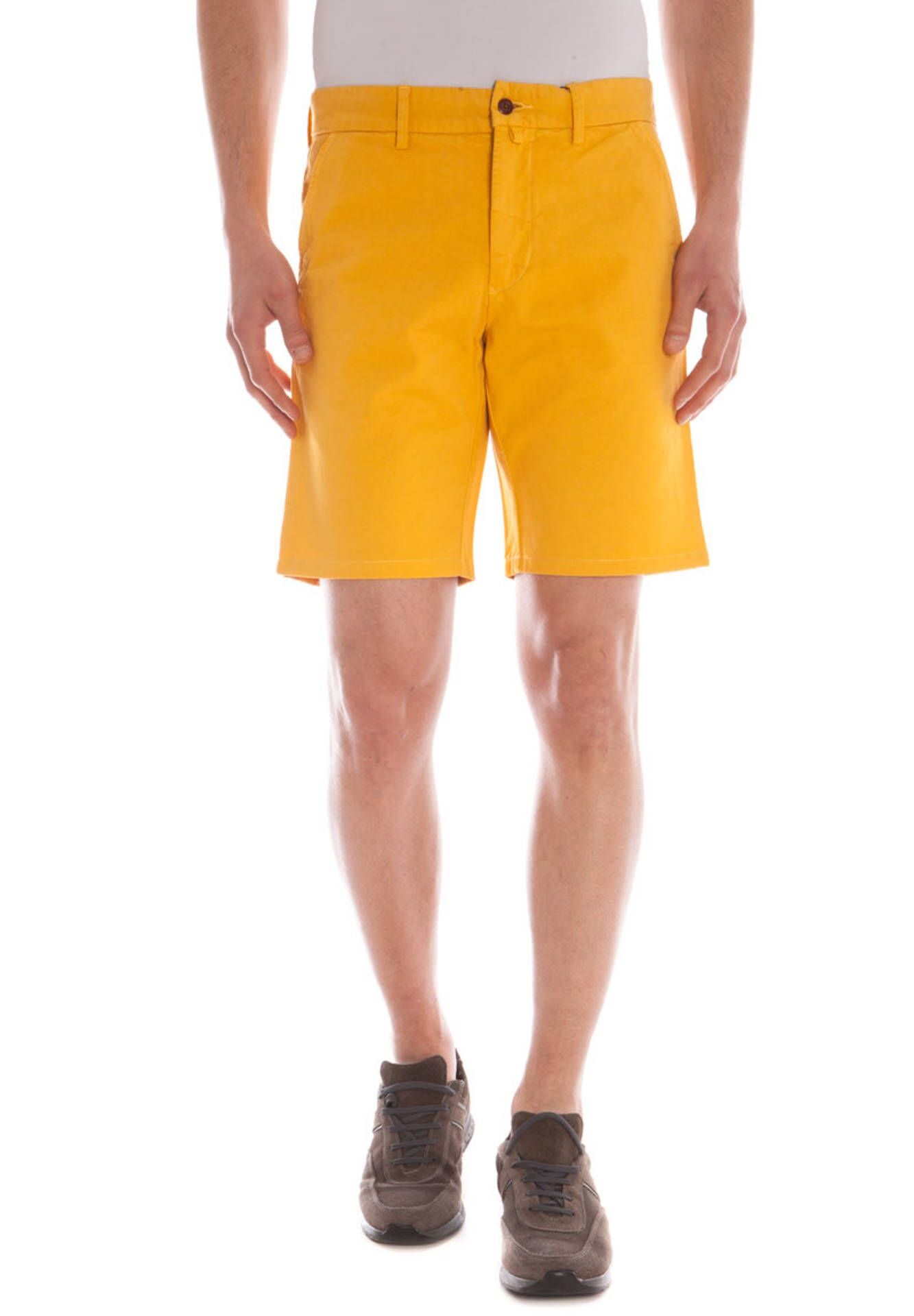 GANT YELLOW MEN'S BERMUDA TROUSERS