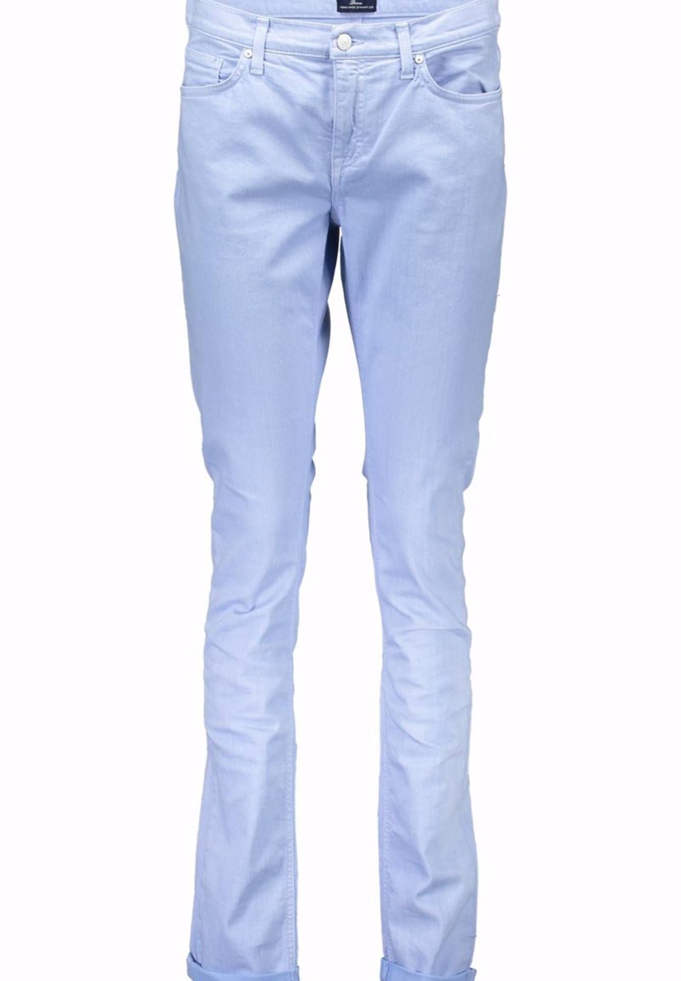 GANT WOMEN'S LIGHT BLUE TROUSERS