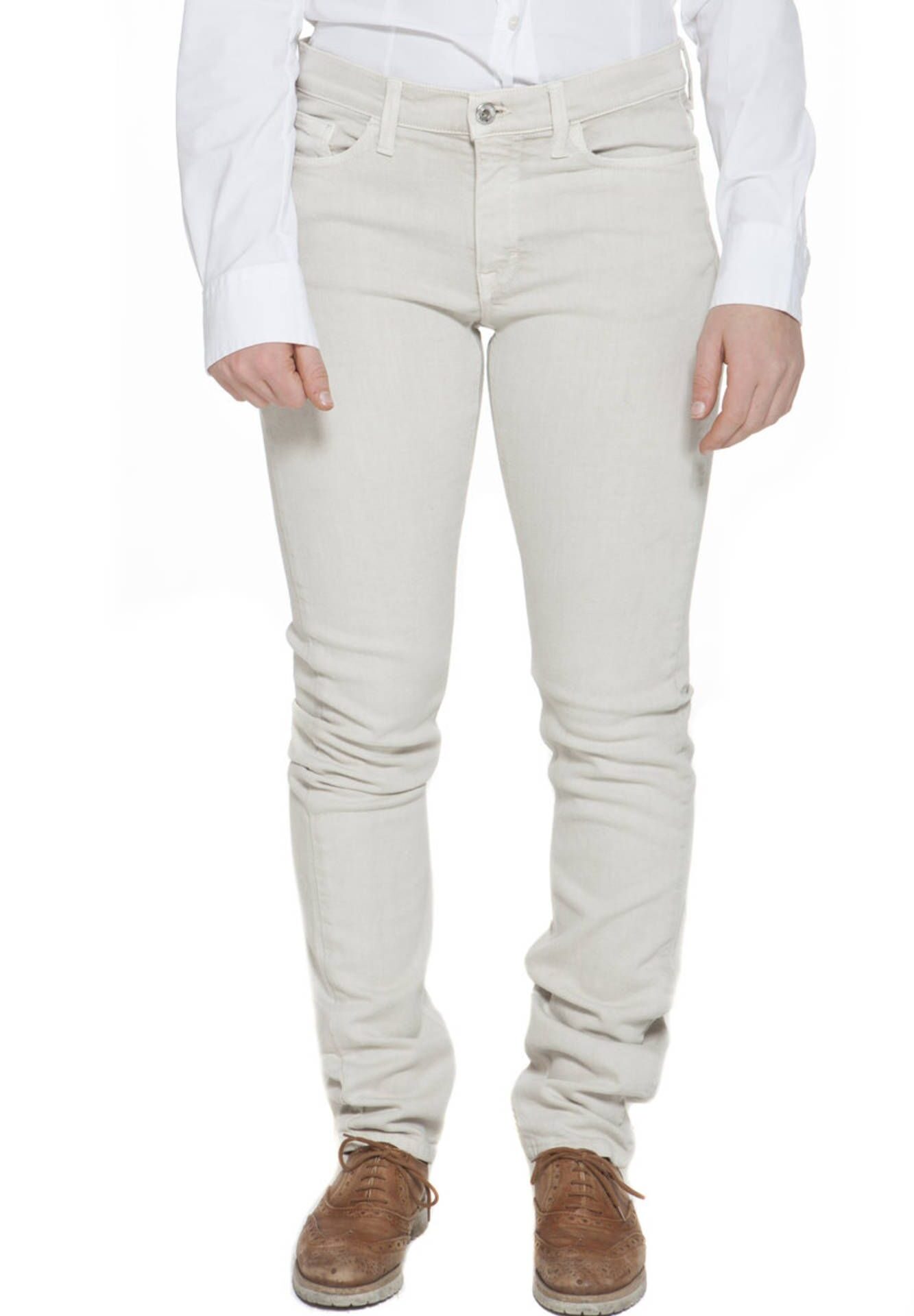 GANT WOMEN'S BEIGE TROUSERS