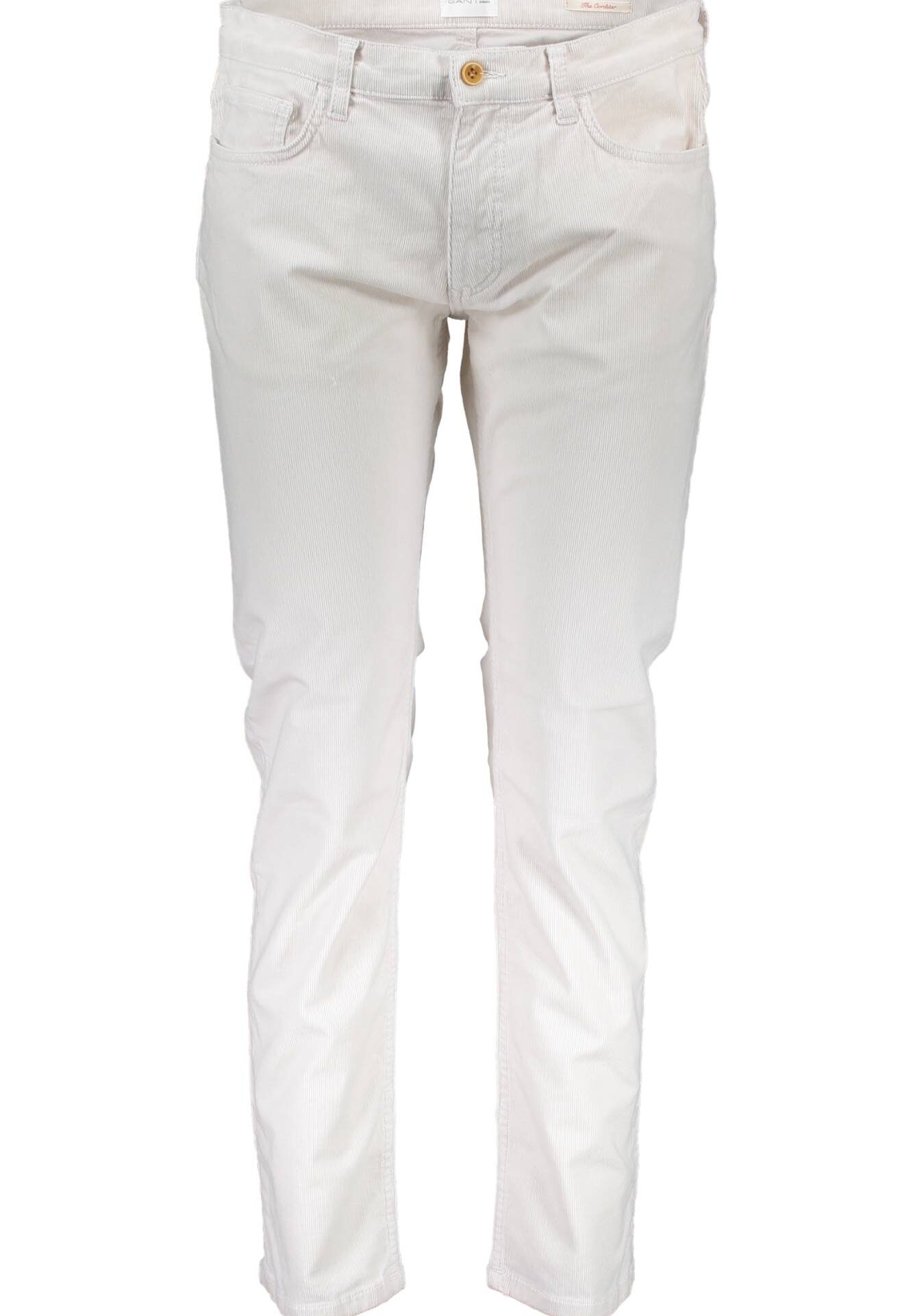 GANT WHITE WOMEN'S TROUSERS