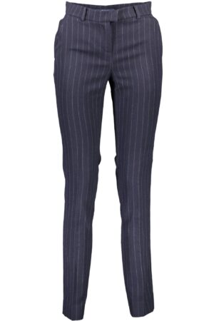 GANT WOMEN'S BLUE TROUSERS