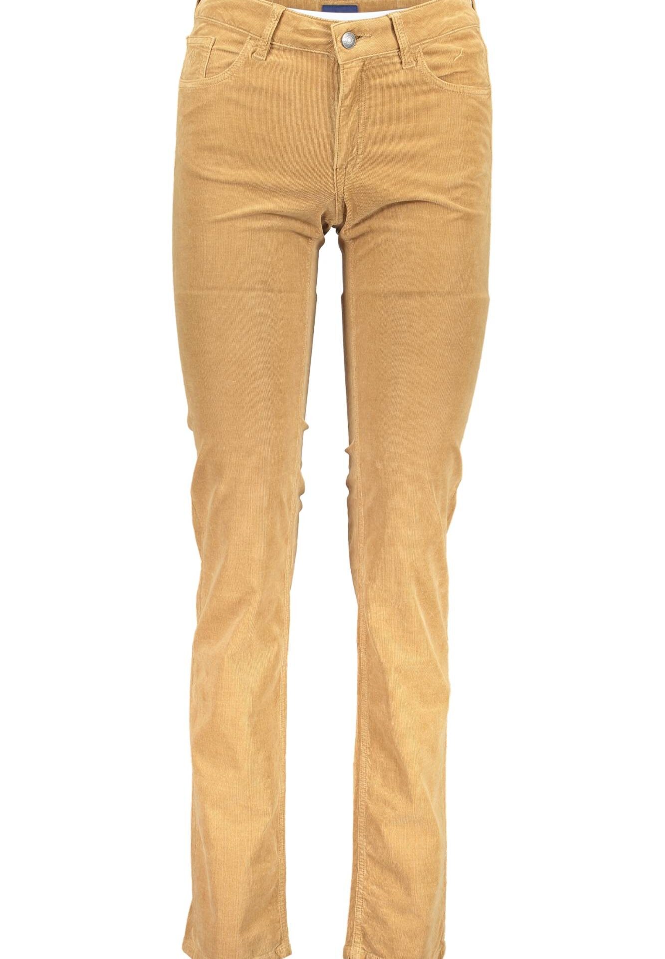 GANT WOMEN'S BROWN TROUSERS