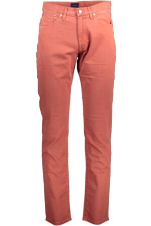 GANT RED MEN'S TROUSERS