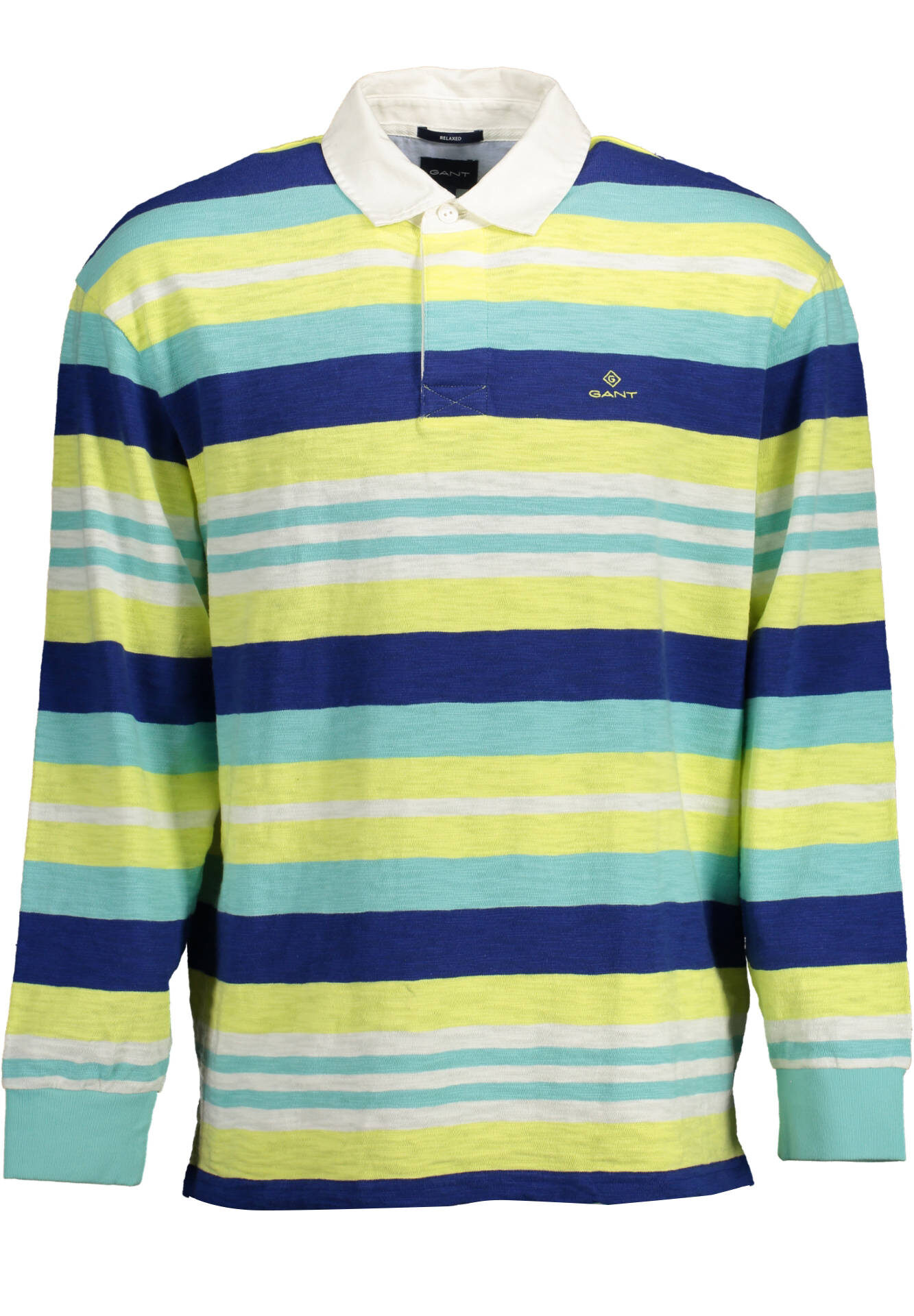 GANT LONG SLEEVE POLO MEN YELLOW
