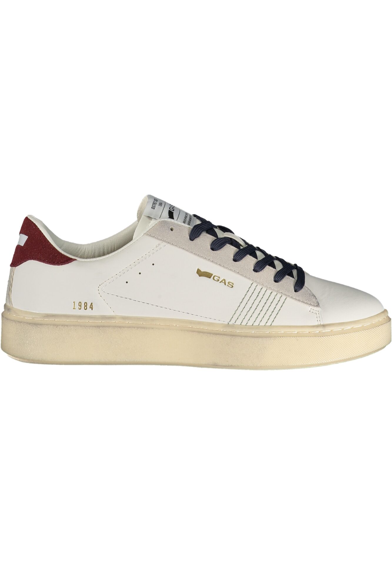GAS MEN'S WHITE SPORTS FOOTWEAR