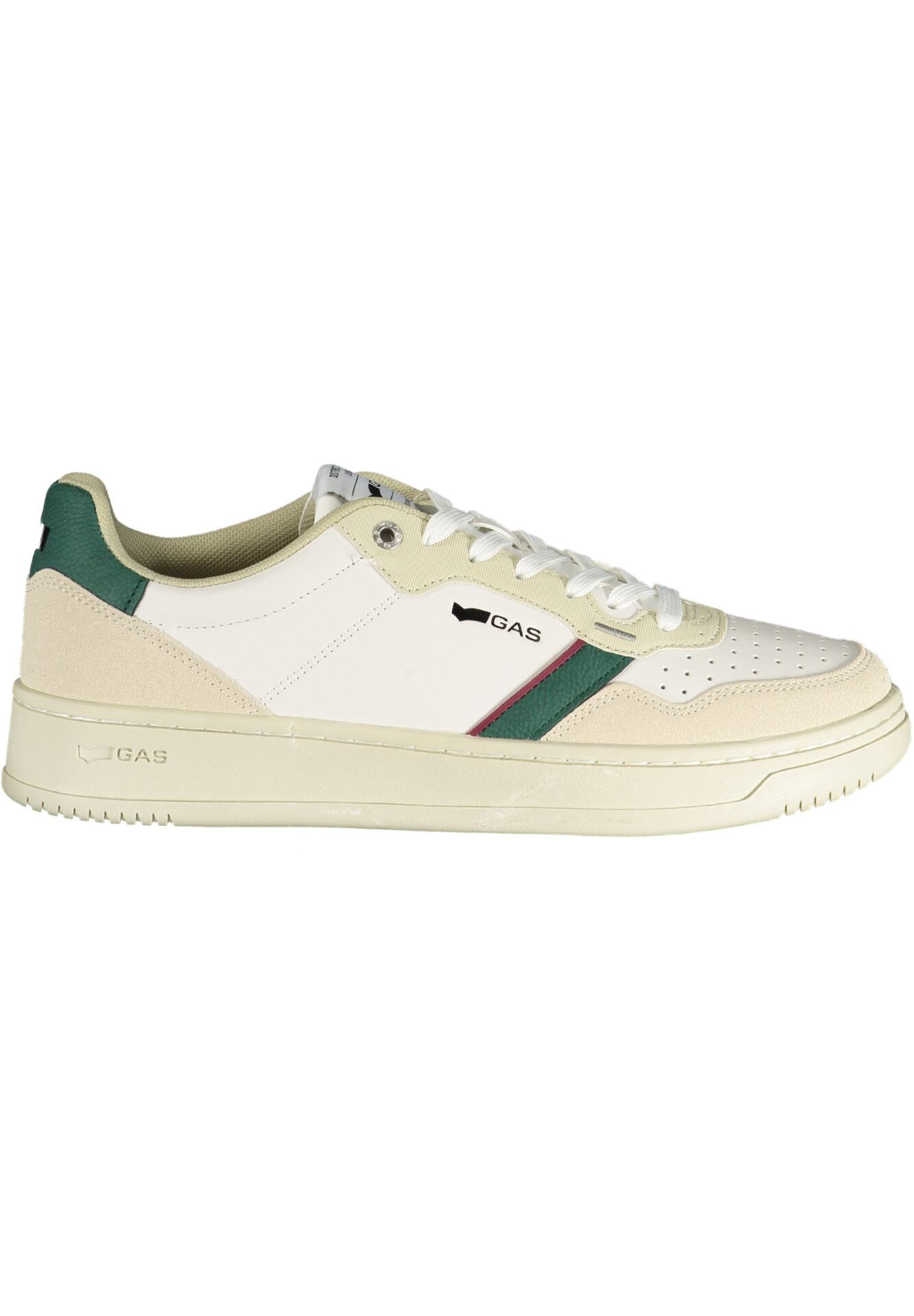GAS MEN'S WHITE SPORTS FOOTWEAR