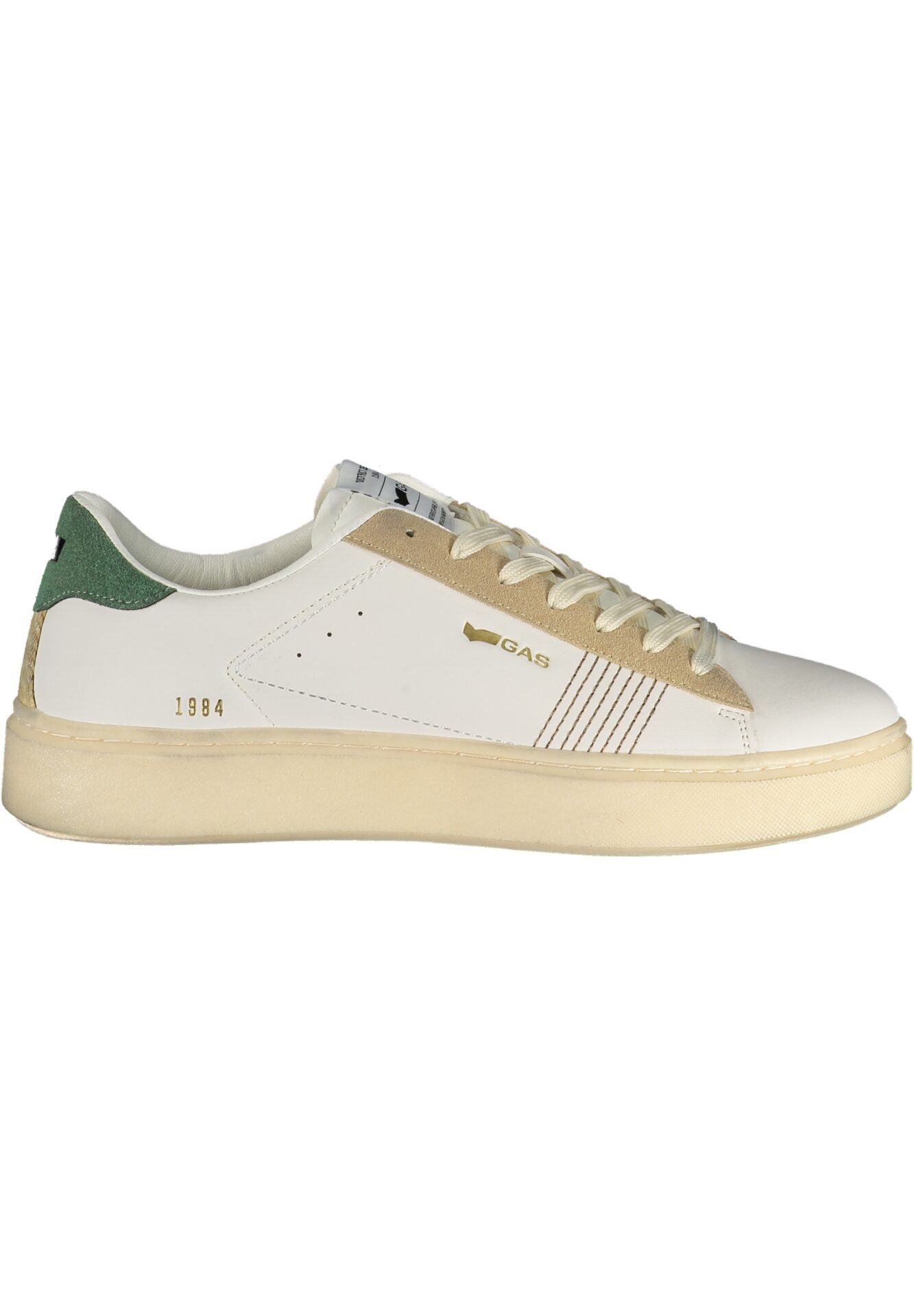 GAS MEN'S WHITE SPORTS FOOTWEAR