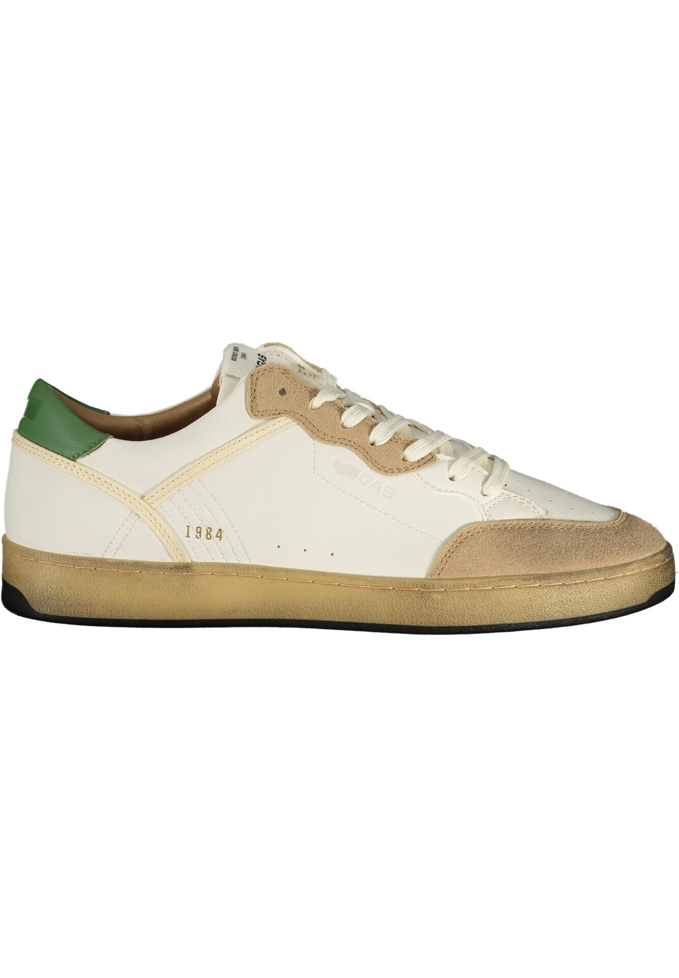 GAS MEN'S WHITE SPORTS FOOTWEAR