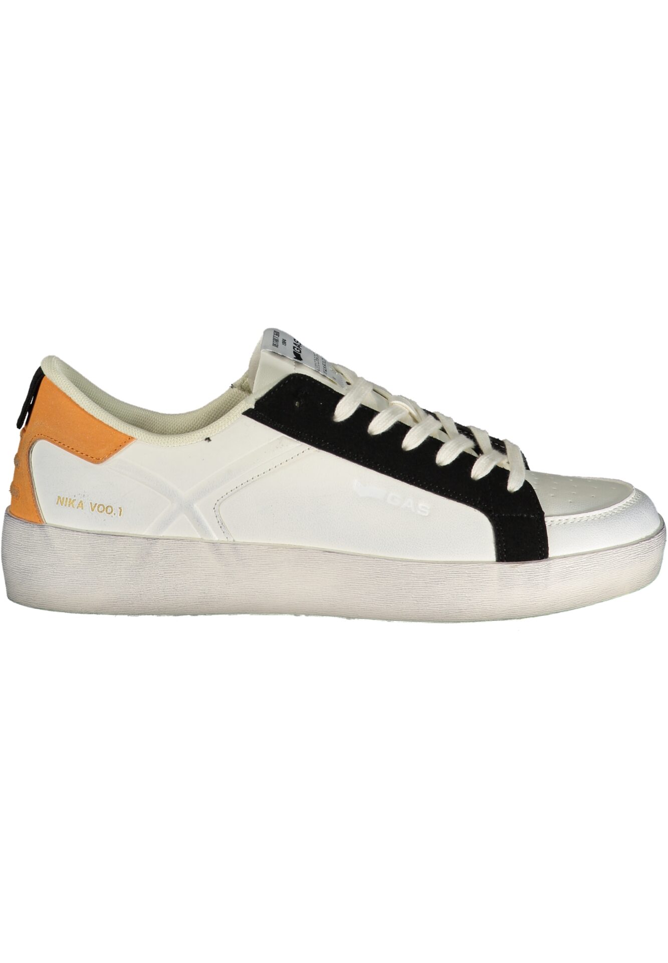 GAS MEN'S WHITE SPORTS FOOTWEAR