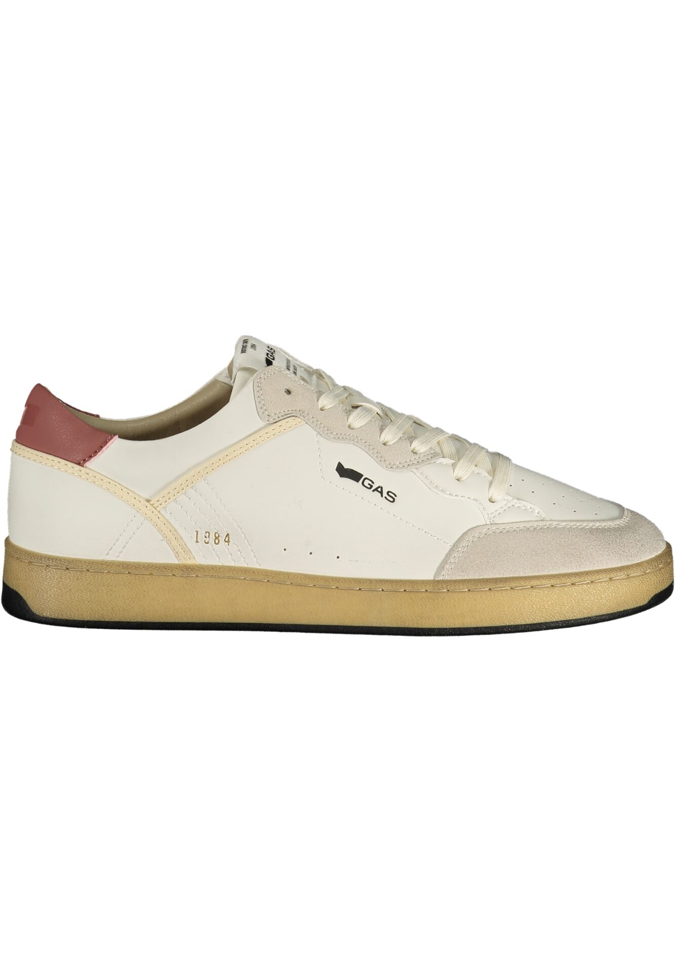 GAS MEN'S WHITE SPORTS FOOTWEAR