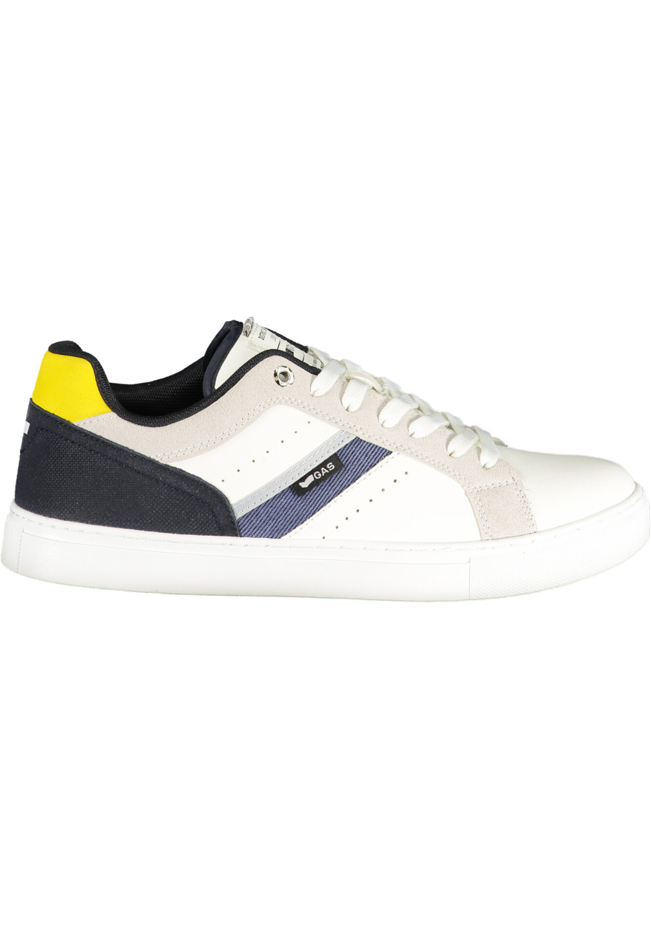 GAS MEN'S WHITE SPORTS FOOTWEAR