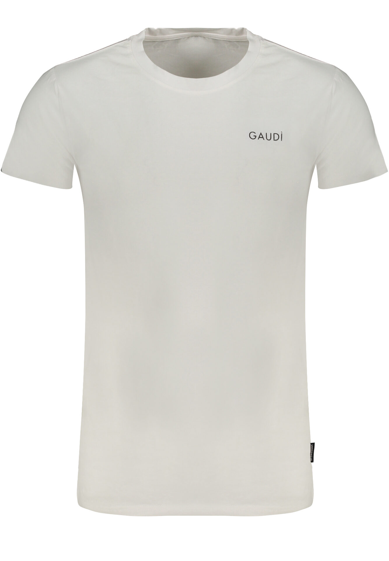 GAUDÌ MEN'S WHITE SHORT SLEEVE T-SHIRT