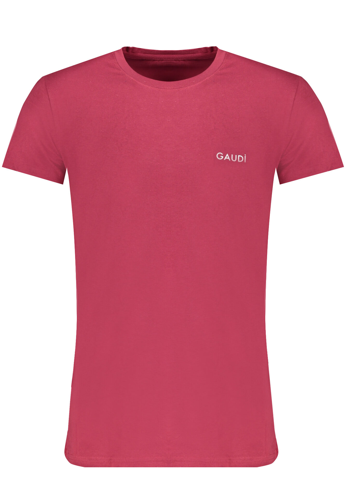 GAUDÌ MEN'S RED SHORT SLEEVE T-SHIRT
