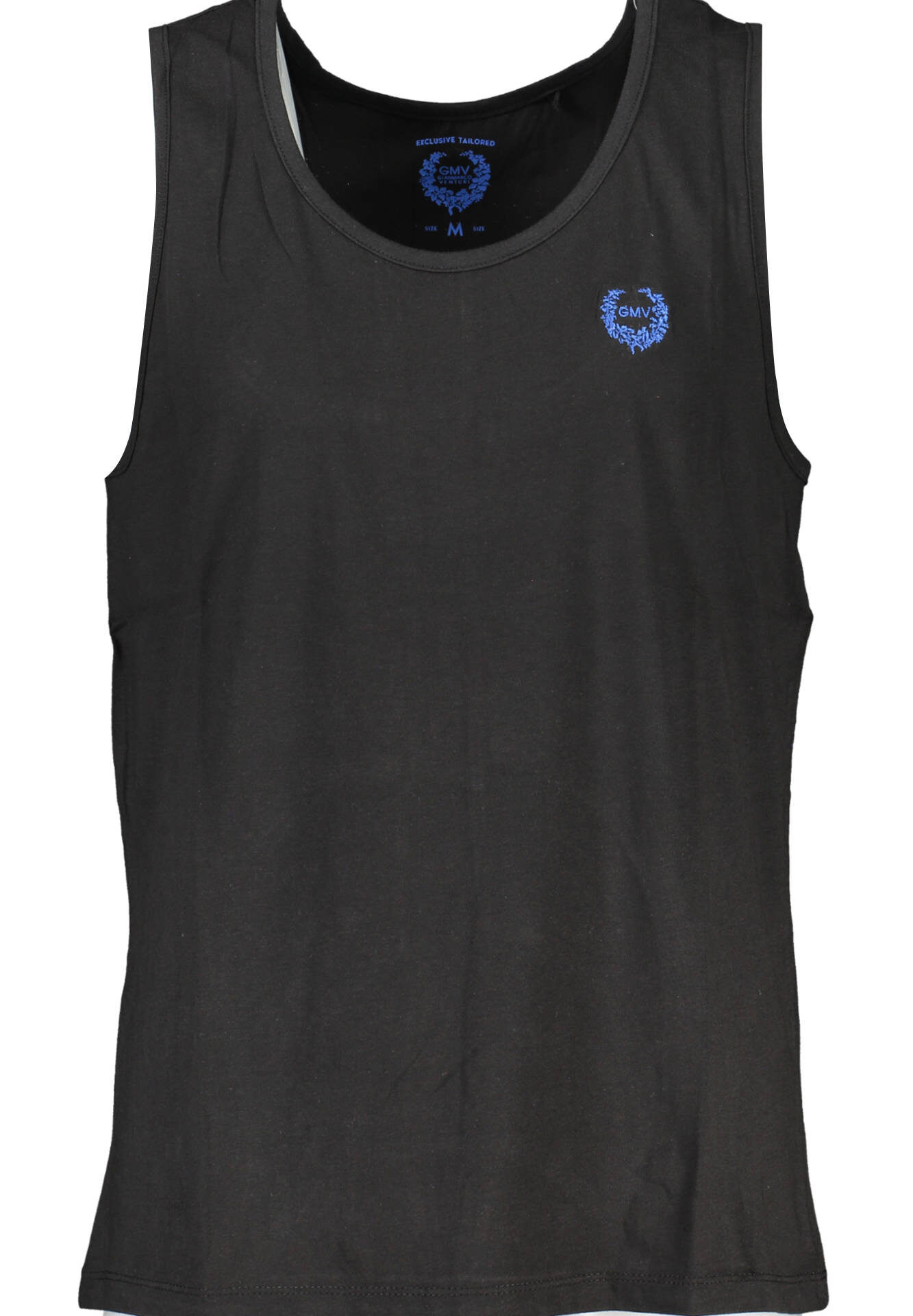 GIAN MARCO VENTURI MEN'S BLACK TANK TOP