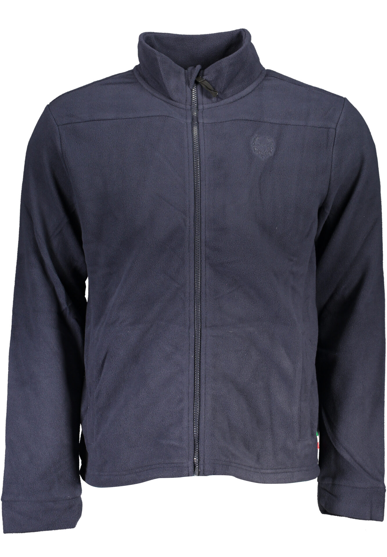 GIAN MARCO VENTURI MEN'S BLUE ZIP SWEATSHIRT