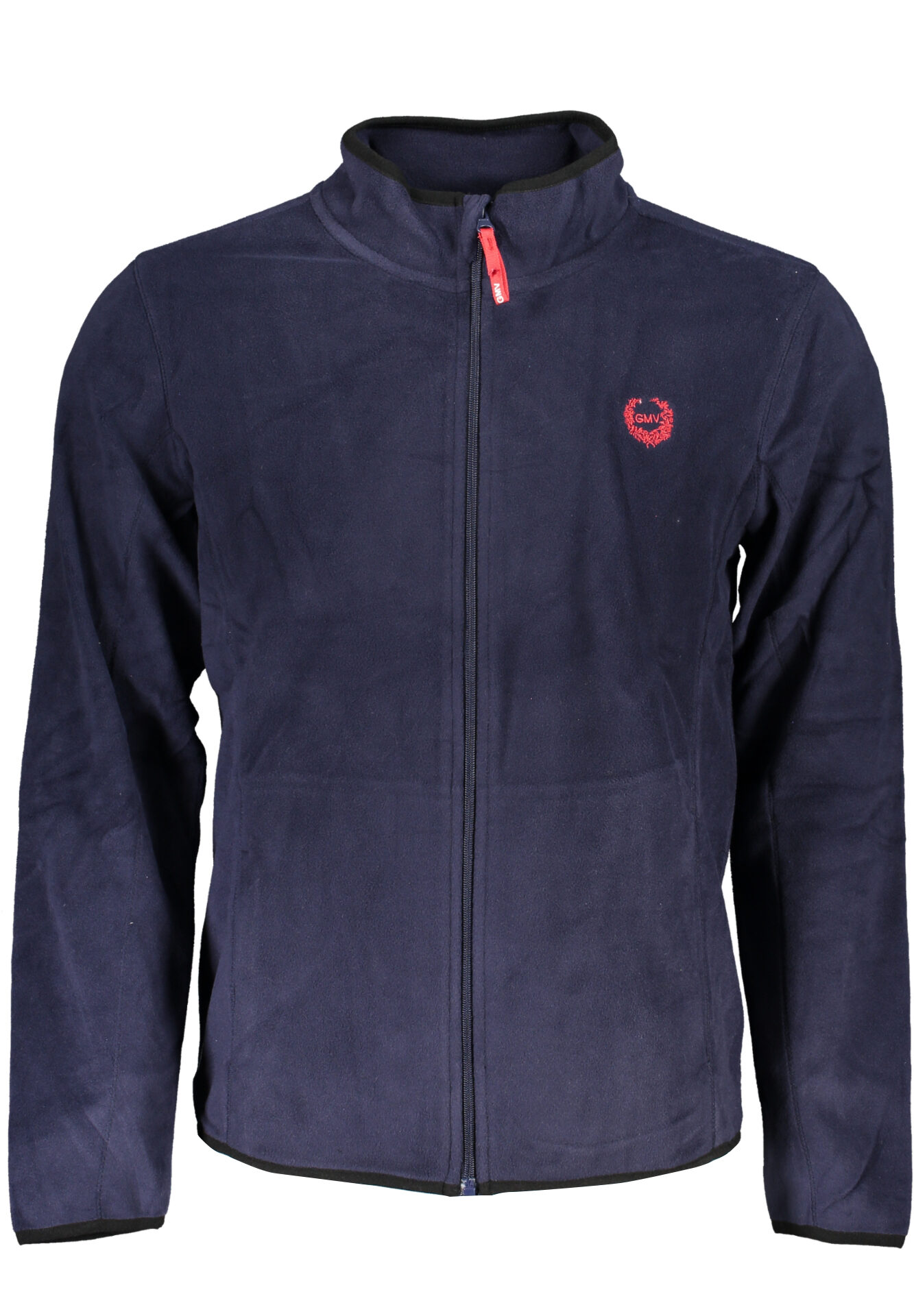 GIAN MARCO VENTURI MEN'S BLUE ZIP SWEATSHIRT