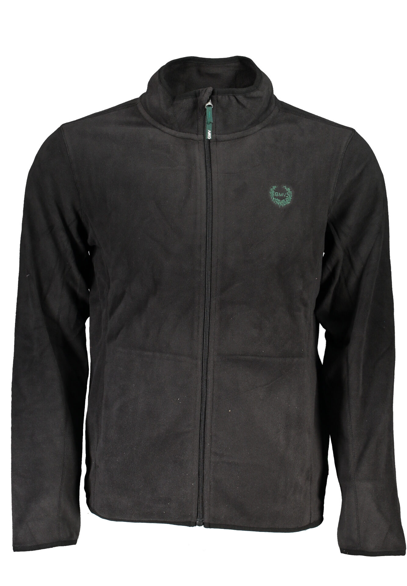 GIAN MARCO VENTURI MEN'S BLACK ZIP SWEATSHIRT