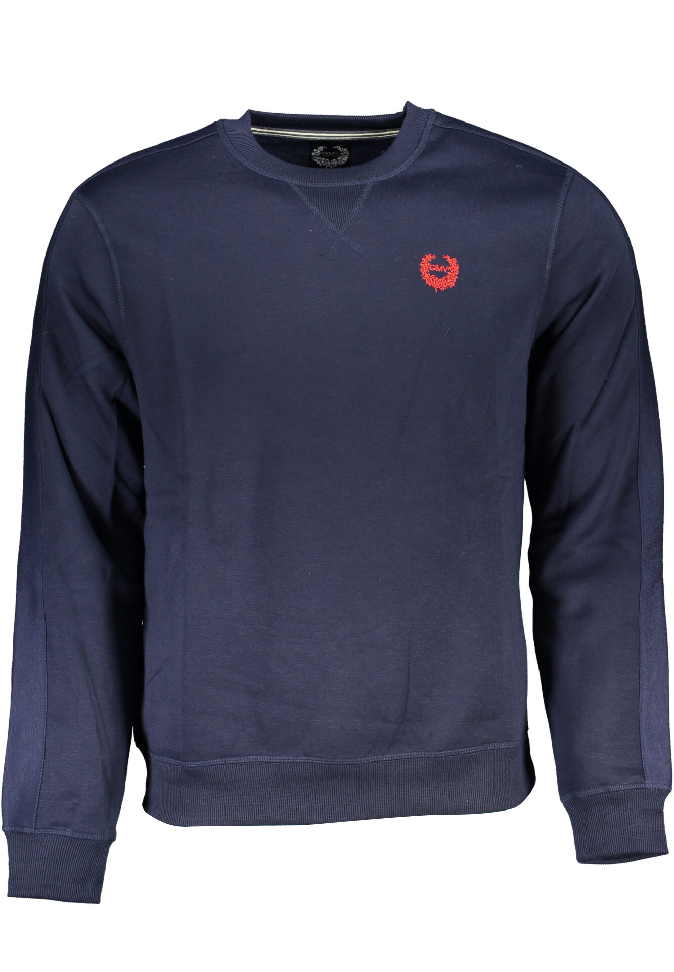 GIAN MARCO VENTURI MEN'S BLUE ZIPLESS SWEATSHIRT