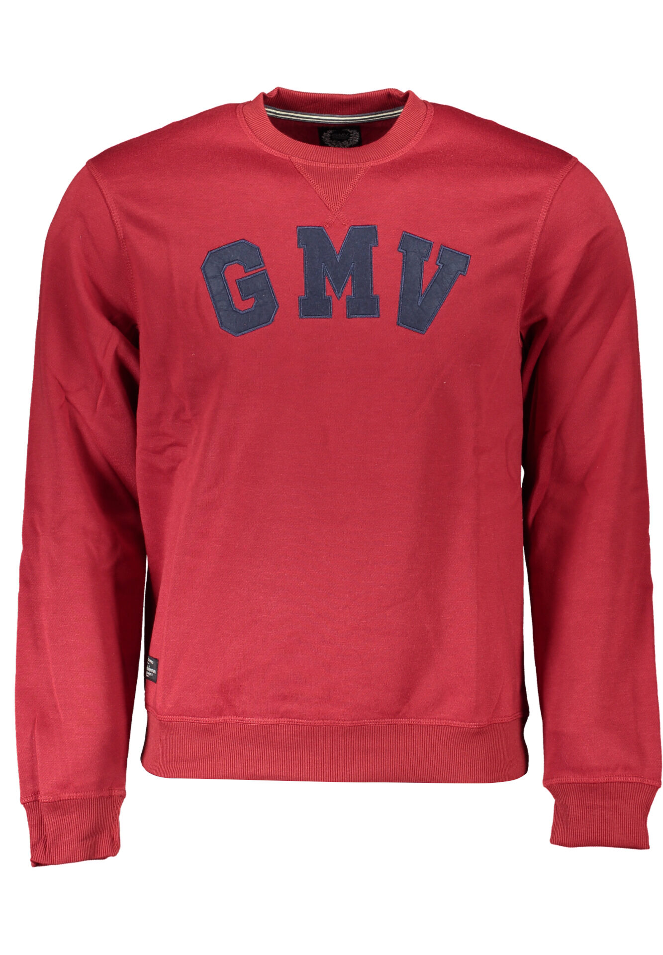 GIAN MARCO VENTURI MEN'S RED ZIP-OUT SWEATSHIRT