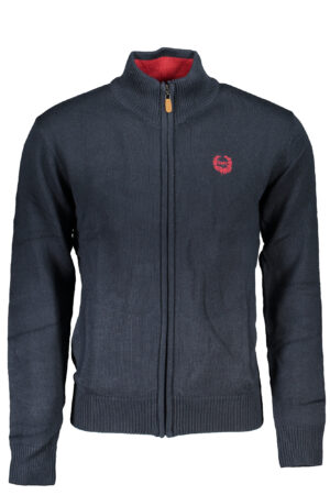 GIAN MARCO VENTURI MEN'S BLUE SWEATER