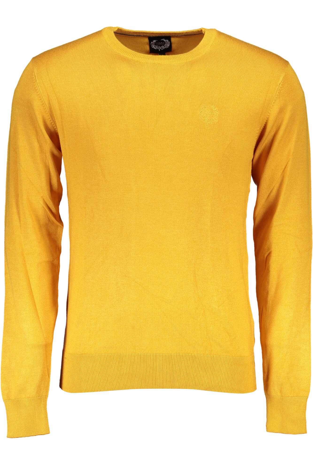 GIAN MARCO VENTURI MEN'S YELLOW SWEATER
