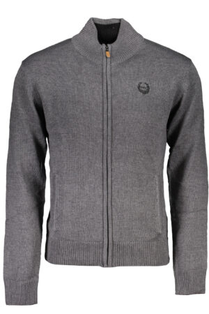 GIAN MARCO VENTURI MEN'S GRAY SWEATER