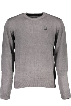 GIAN MARCO VENTURI MEN'S GRAY SWEATER