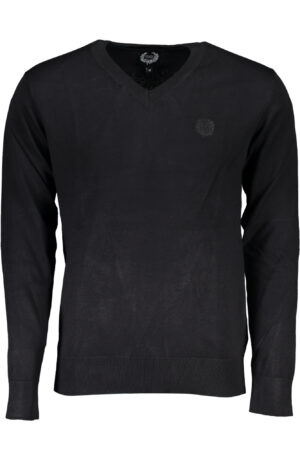 GIAN MARCO VENTURI MEN'S BLACK SWEATER