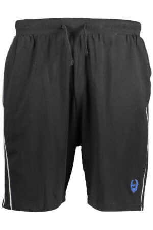GIAN MARCO VENTURI MEN'S BLACK SHORT PANTS