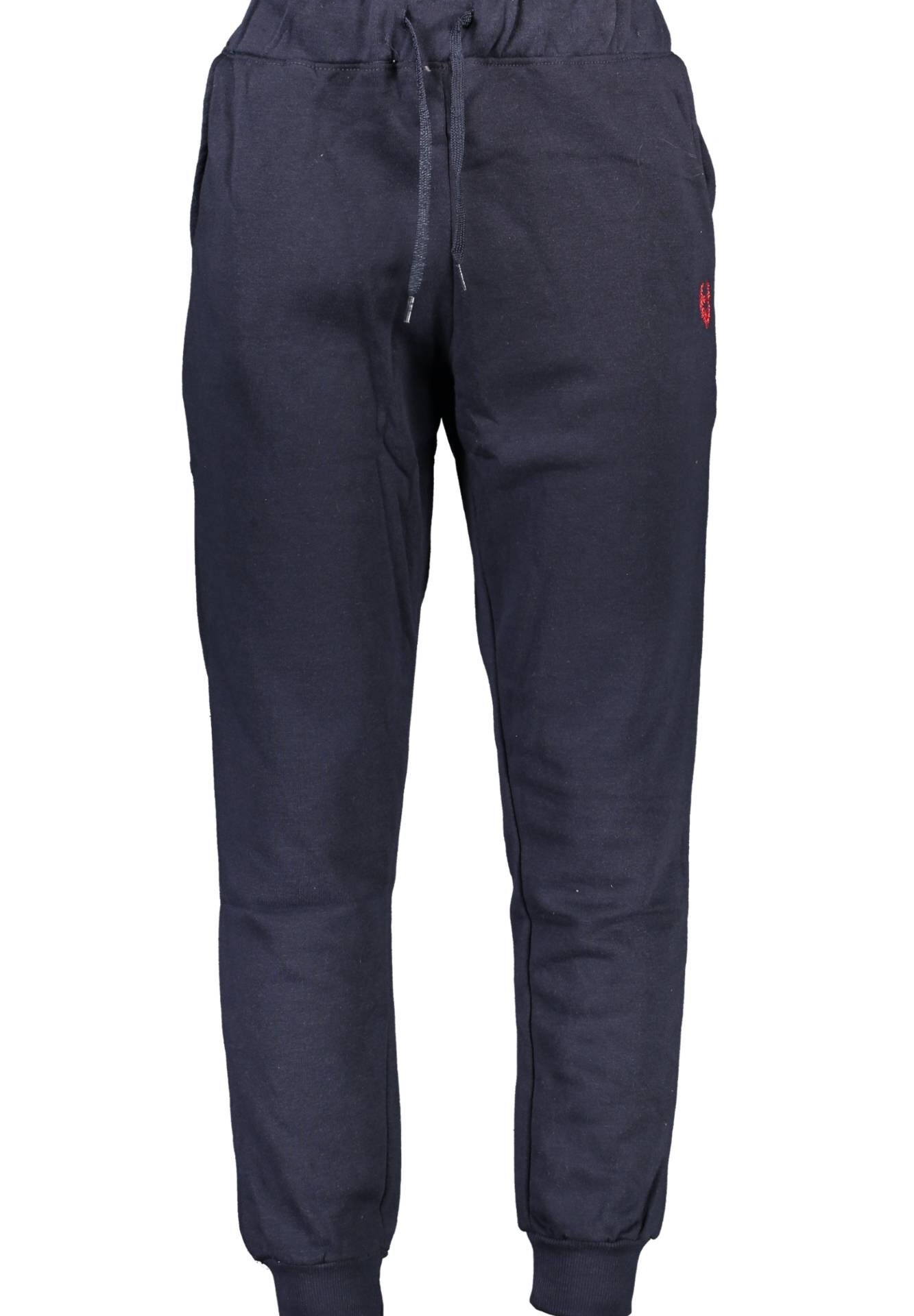 GIAN MARCO VENTURI MEN'S BLUE TROUSERS